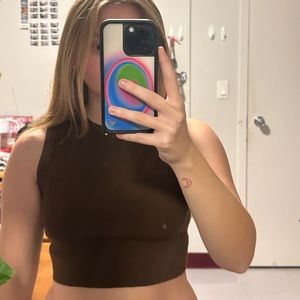 ZARA CROP SWEATER TANK